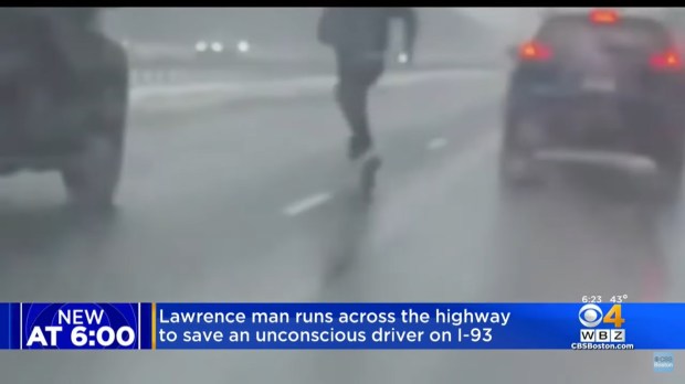 MAN RUNNING INTERSECTION