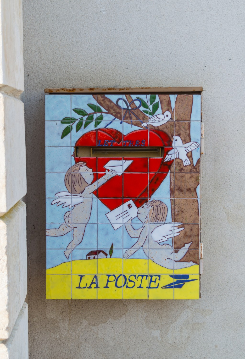 stamp issues by post office in Saint-Valentin