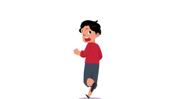 Vector-flat-frightened-teenage-boy-running-away-shutterstock