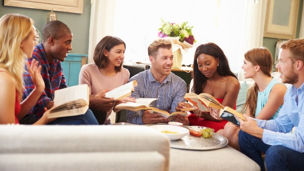 book club, discussion, group, friends
