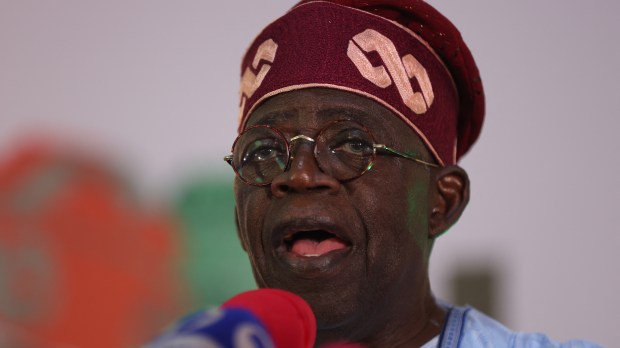 Nigerian president-elect Bola Tinubu