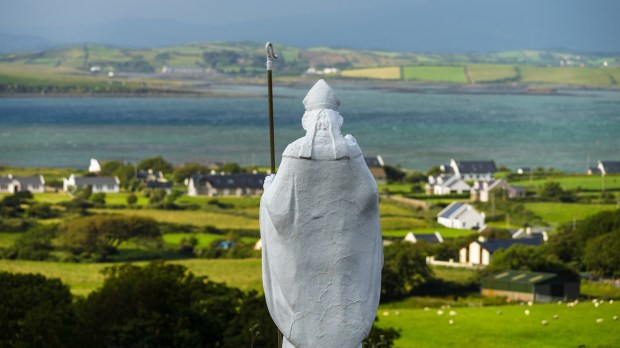 Ireland statue st. Patrick, county mayo