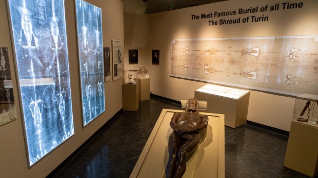 Shroud of Turin exhibit, national museum of funerals