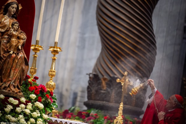 Pope Francis leads a mass for the Solemnity of Saints Peter and Paul at St Peter's basilica