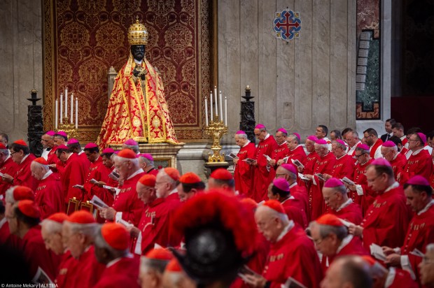 Pope Francis leads a mass for the Solemnity of Saints Peter and Paul at St Peter's basilica
