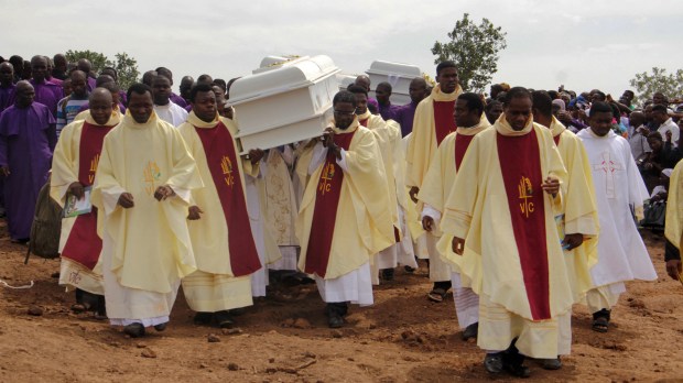 Mass burial of Fulani victims