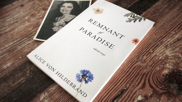 Remnant of Paradise book on table with photo Hildebrand