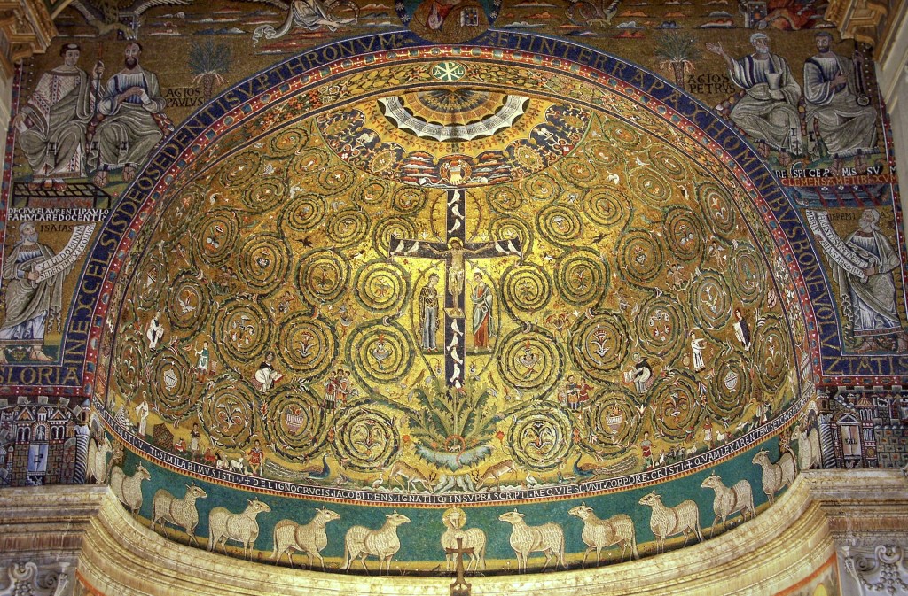 Apse mosaic Basilica of San Clemente Rome