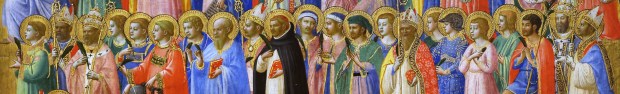 "Forerunners of Christ" painting by Fra Angelico, detail