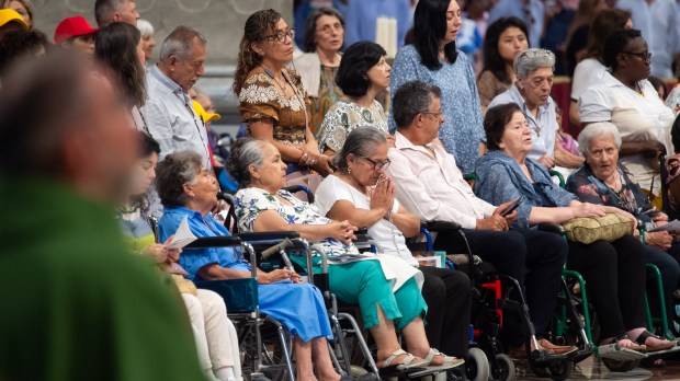 POPE FRANCIS presided over Mass for World Day of Grandparents and the elderly