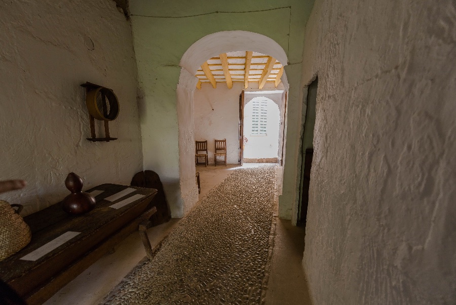 The interior of Junípero Serra’s boyhood home.