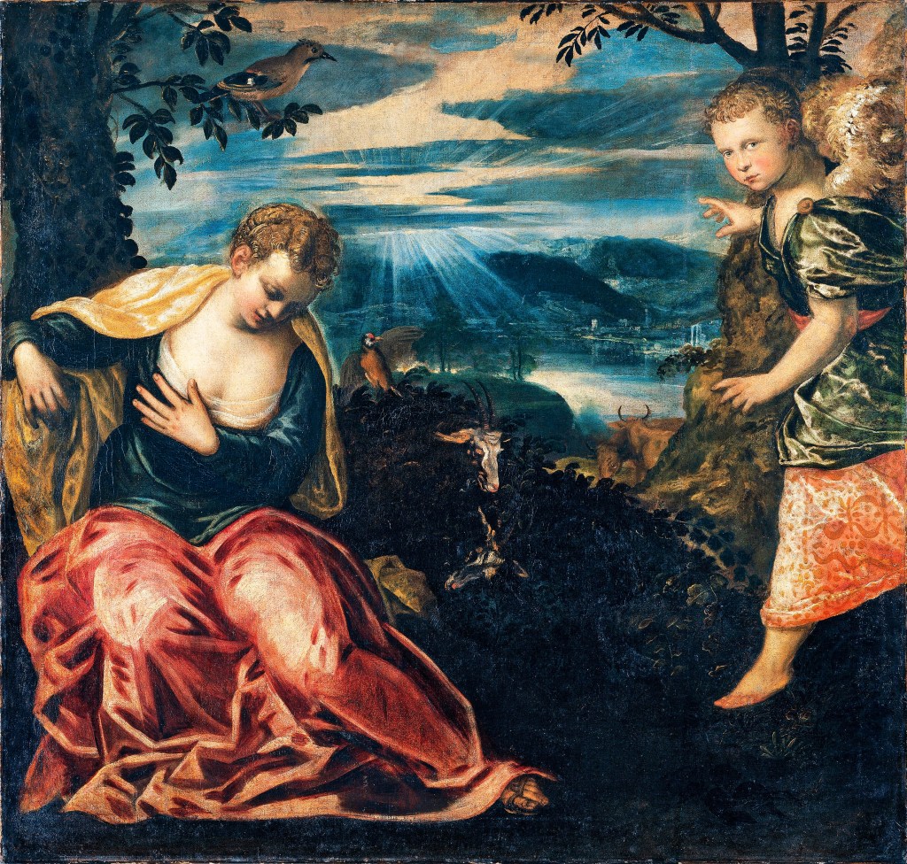 The Annunciation to Manoah's Wife painting by Tintoretto
