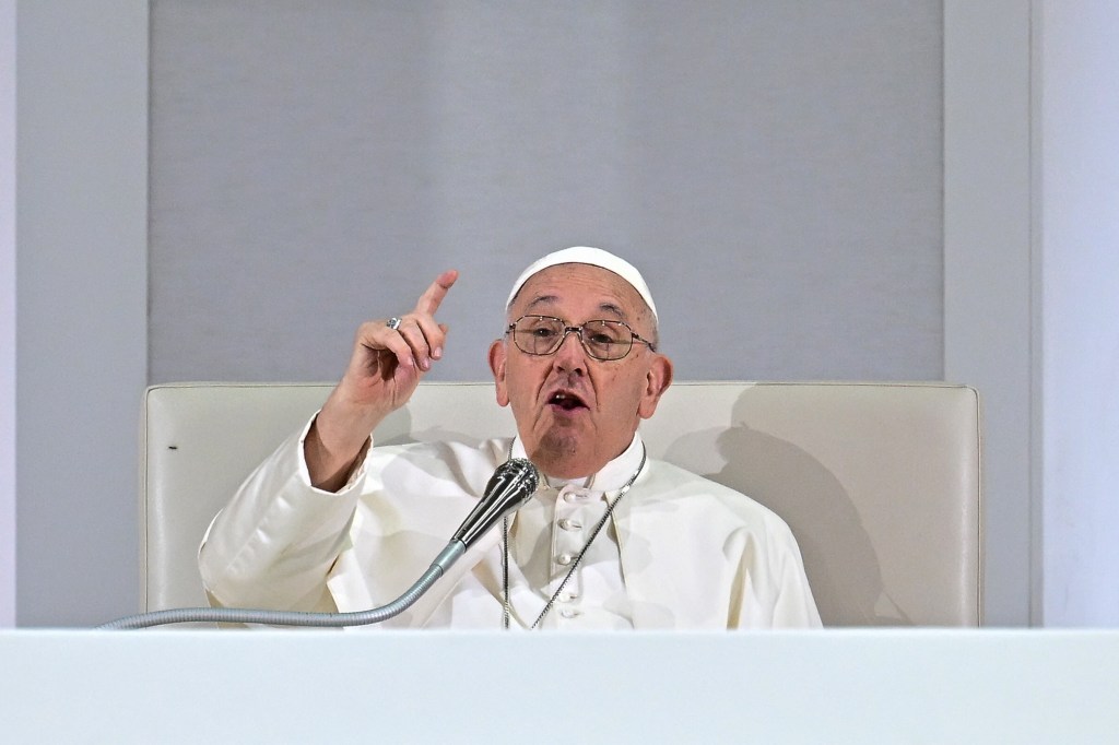 Pope Francis World Youth Days vigil with young people in Tejo Park