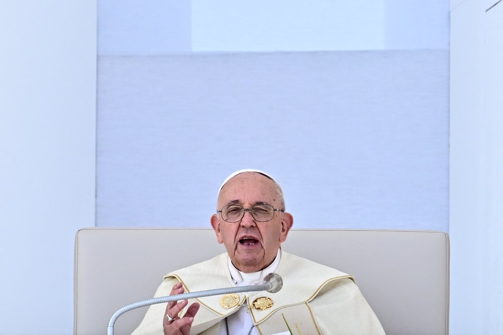 Pope Francis celebrates the closing mass of the World Youth Days