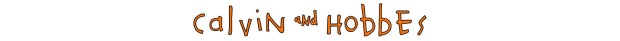 Calvin and Hobbes Title