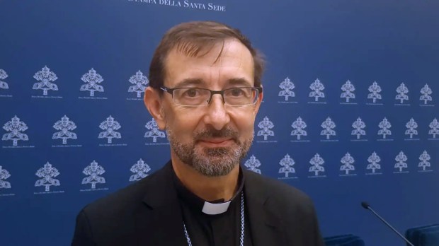 Cardinal José Cobo Cano of Madrid the day before the consistory that created him such