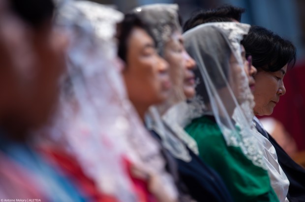 mass in St. Peter's Basilica on the occasion of the unveiling of the statue of St. Andrew Kim Tae-gon, the first Korean-born Catholic priest