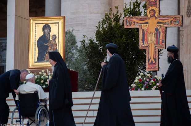 Pope Francis Vigil Prayer Protestants and Orthodox St. Peter's square