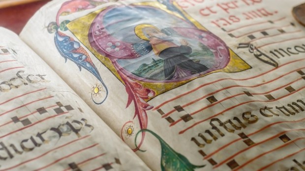 Medieval musical manuscript