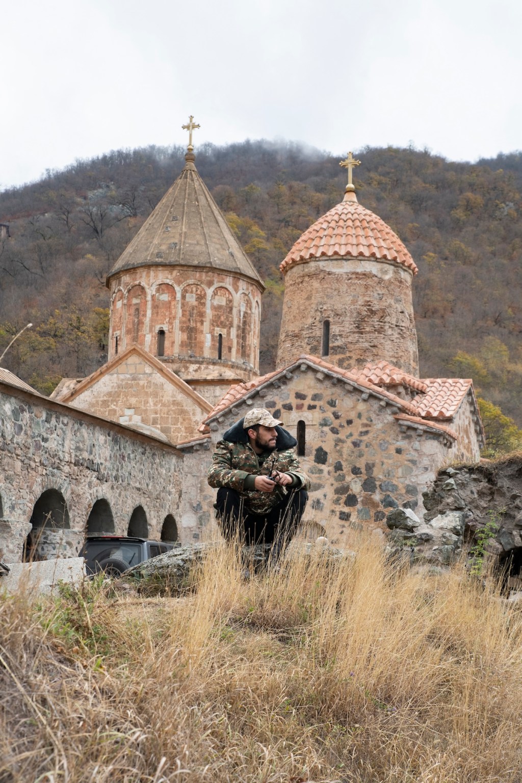 Nagorno-Karabakh Armenia monastery soldiers