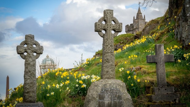 Irish crosses headstones