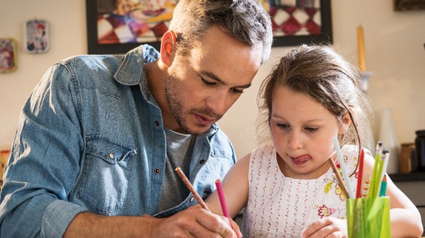 dad-daughter-child-school-homework