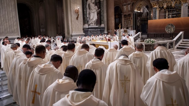 Celebration of the 1,700 years of St. John Lateran Basilica, with Cardinal Vicar Angelo De Donatis presiding over the Capitular Holy Mass.