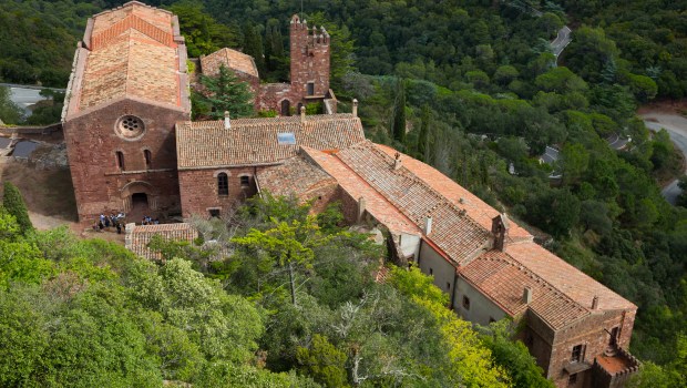 The Escornalbou Castle in Riudecanyes, Spain