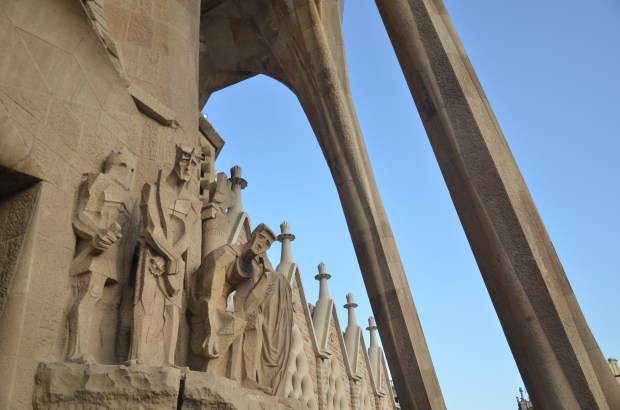 The Sagrada Familia, is a huge Roman Catholic basilica in Barcelona, Spain designed by Antoni Gaudi and is a UNESCO World Heritage Site.