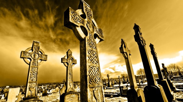 Irish graveyard