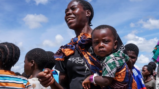 Zambian mother and child
