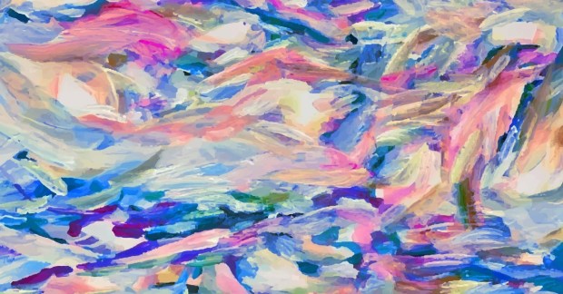 painting abstract multiple colors