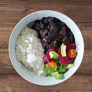 Cuban black bean bowls