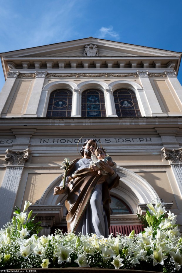 Feast of Saint Joseph at the parish of San Giuseppe al Trionfale in Rome