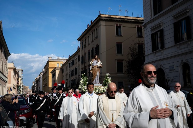 Feast of Saint Joseph at the parish of San Giuseppe al Trionfale in Rome