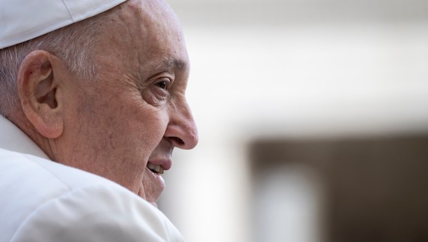 Pope Francis during his weekly general audience at St. Peter's Square at the Vatican
