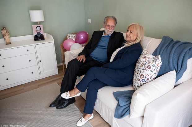 Inauguration of Chiara's House, an apartment dedicated to women with pathological pregnancies, in Rome on May 8, 2024.