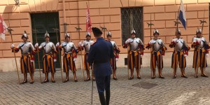 Behind the scenes with the Swiss Guard on the eve of the swearing-in ceremony