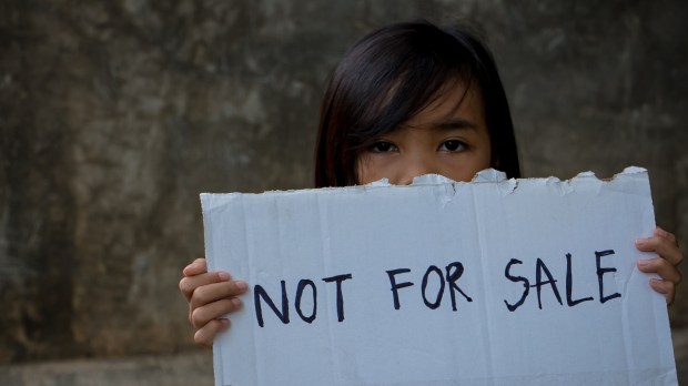 human trafficking, not for sale