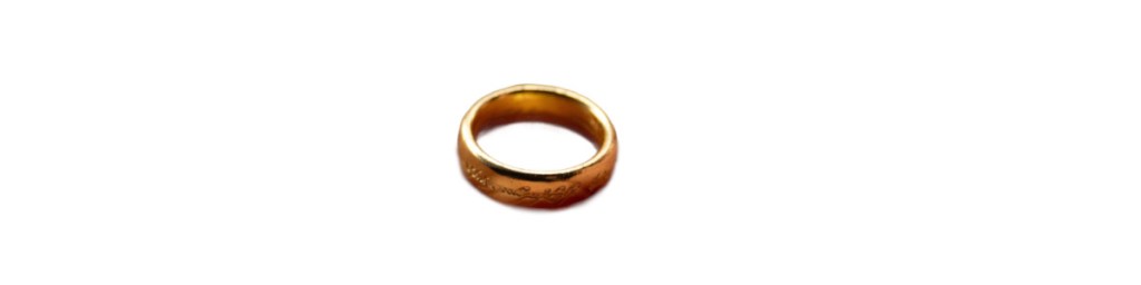 The "One Ring" on white background