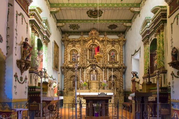 The chapel of San Juan Capistrano mission