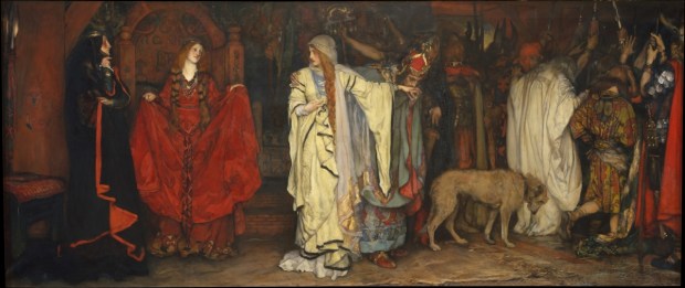 "King Lear, Act 1, Scene 1" by Edwin Austin Abbey