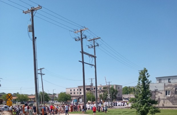 Eucharistic pilgrimage stop