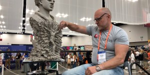 Sculptor: Carlo Acutis a modern-day David; media is his sling (Photos)
