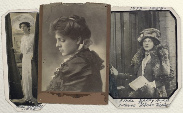 Collage of Ethel Barrymore portaits