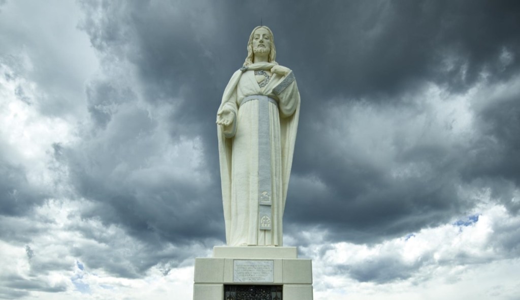 Jesus statue at the Mother Cabrini Shrine, Golden, Colorado