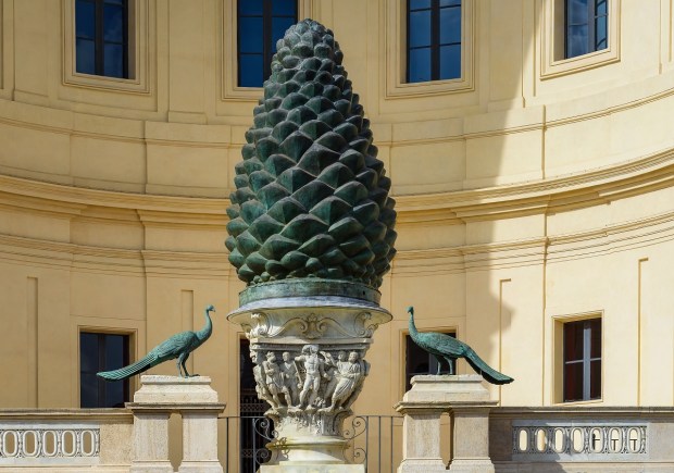 Vatican Pine Cone Closer view